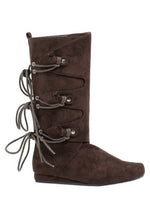Brown Renaissance Costume Boots for Kids - US 6334