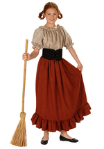 Girl's Renaissance Peasant Costume Dress - US 6953