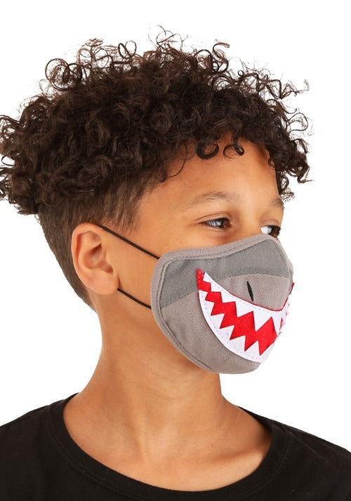 Kid's Shark Sublimated Face Mask - US 2629