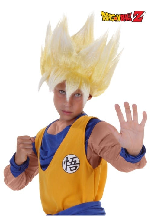 Dragon Ball Z Super Saiyan Goku Wig for Kids - US 5724