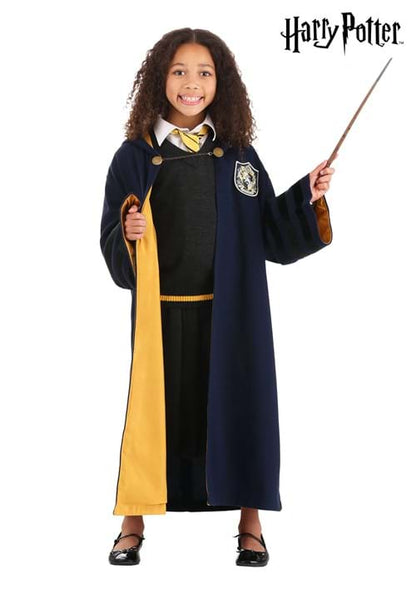 Kid's Vintage Hogwarts Hufflepuff Robe - US 3475