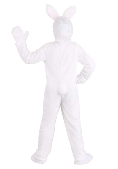 Kid's Open Face White Bunny Costume - US 5278