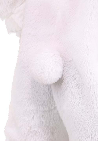 Kid's Open Face White Bunny Costume - US 5278