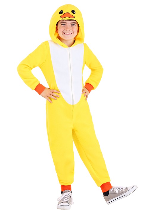 Kid's Yellow Duck Costume Onesie - US 8882