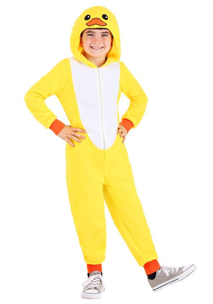 Kid's Yellow Duck Costume Onesie - US 8882