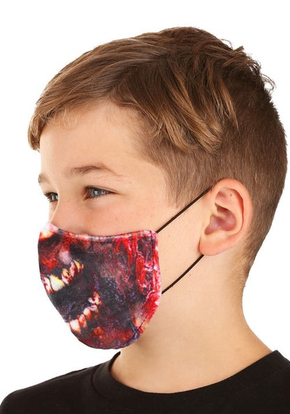 Child's Zombie Sublimated Face Mask - US 7957