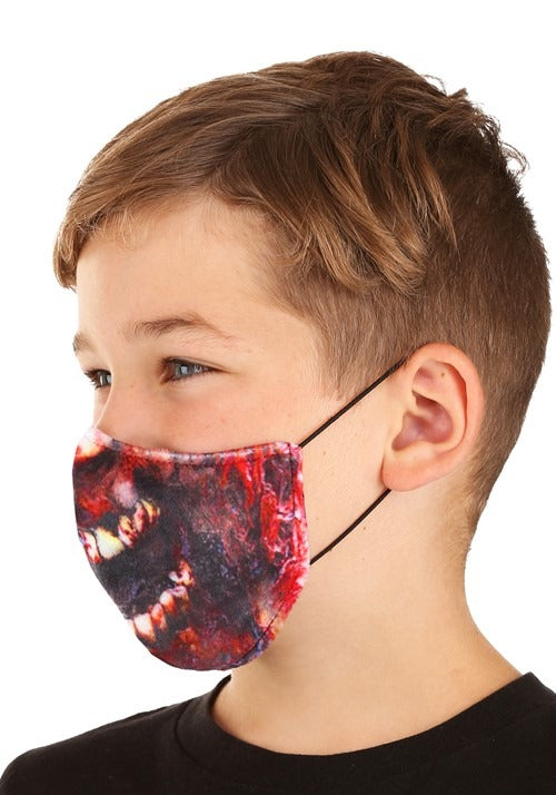 Child's Zombie Sublimated Face Mask - US 7957