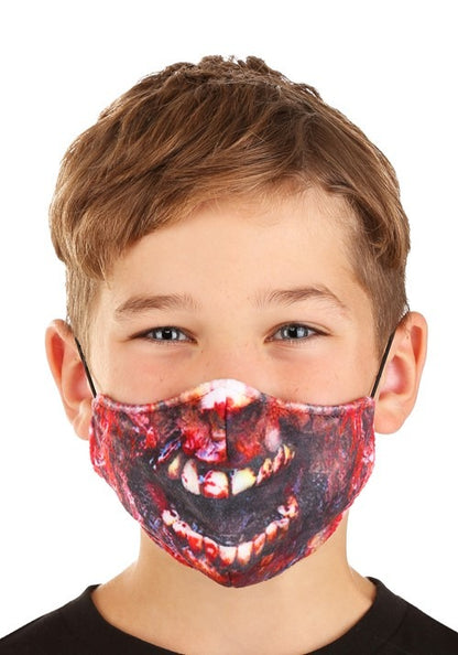 Child's Zombie Sublimated Face Mask - US 7957