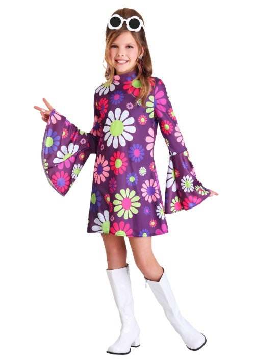 Girl's Far Out Hippie Costume - US 6624