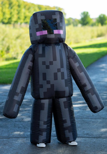 Minecraft Inflatable Enderman Kid's Costume - US 9862