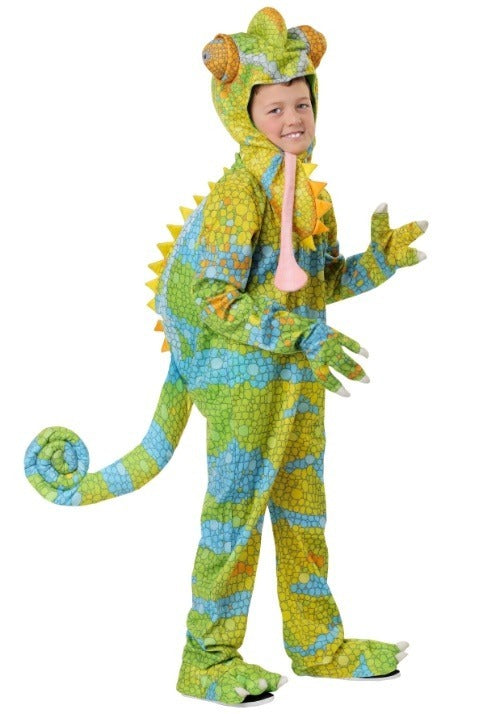 Kid's Realistic Chameleon Costume - US 5928