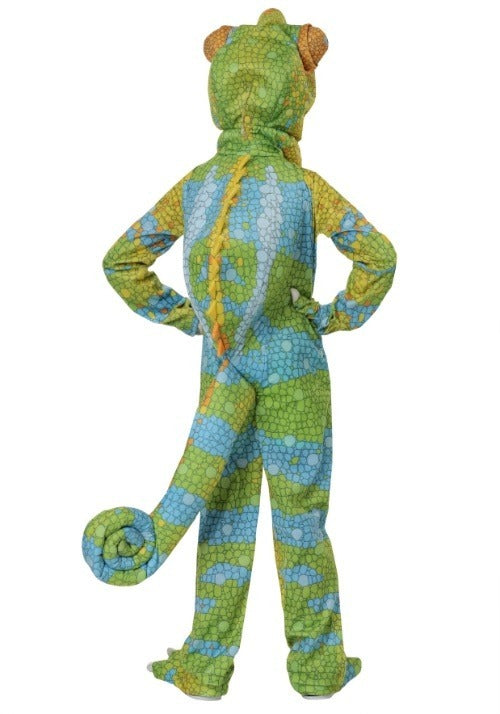 Kid's Realistic Chameleon Costume - US 5928
