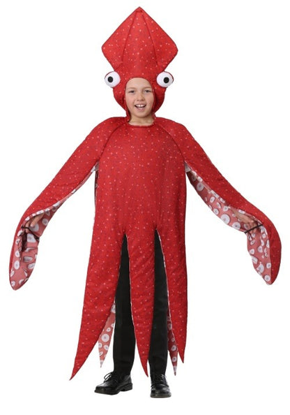 Red Squid Costume for Kids - US 0954