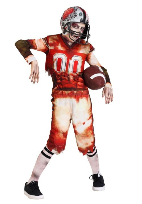 Child Zombie Football Player Costume - US 7666