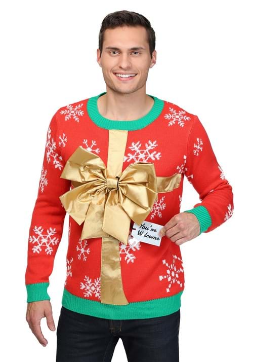Christmas Present Ugly Christmas Sweater for Adults - US 9200