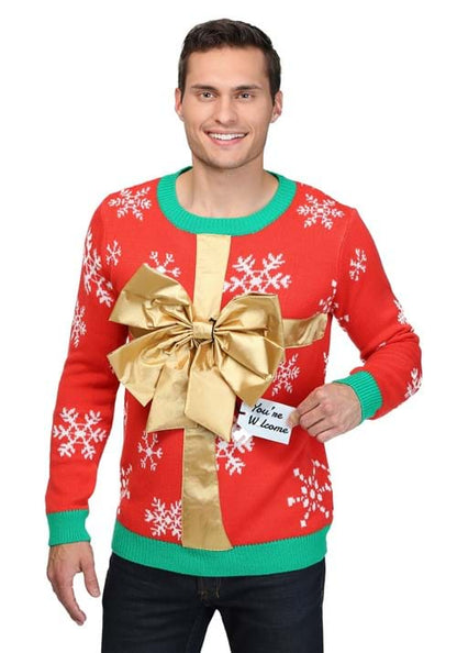Christmas Present Ugly Christmas Sweater for Adults - US 9200