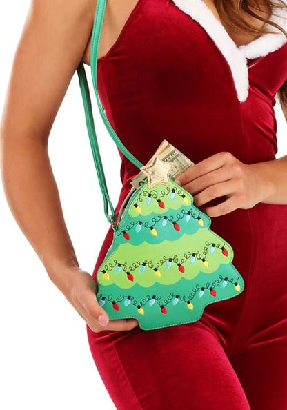 Christmas Tree Crossbody Holiday Bag - US 7946