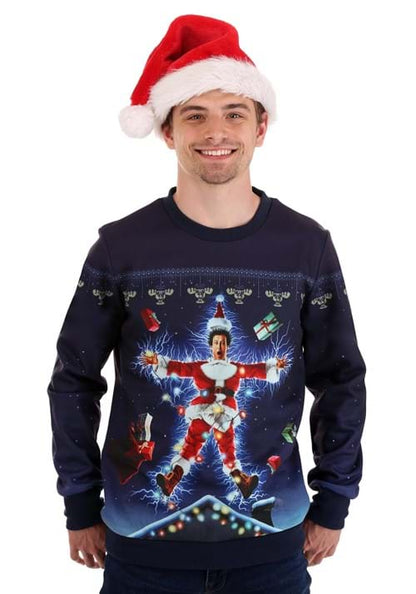 Christmas Vacation Movie Poster Adult Ugly Sweatshirt - US 3922