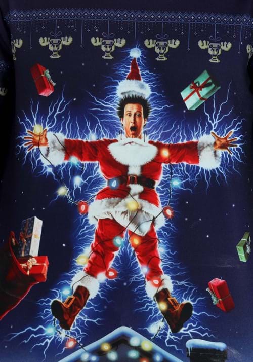 Christmas Vacation Movie Poster Adult Ugly Sweatshirt - US 3922