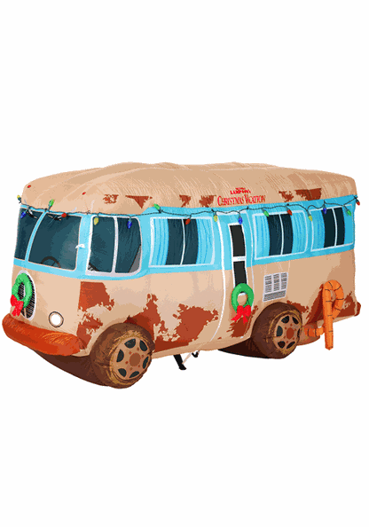 4FT Christmas Vacation RV Inflatable Decoration - US 4520