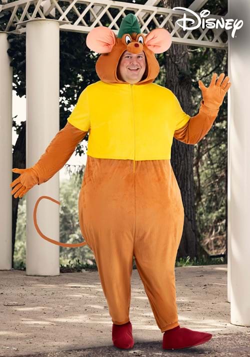Men's Plus Size Disney Cinderella Deluxe Gus Gus Costume - US 4068