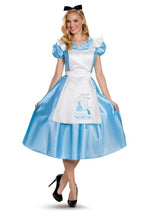 Women's Blue Alice Deluxe Costume - US 8132