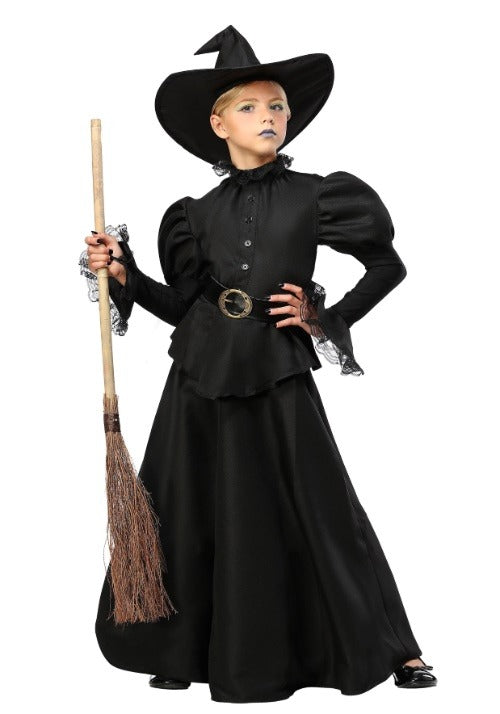 Magical Black Witch Costume for Girls - US 4729