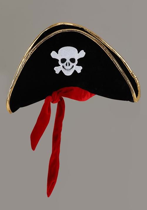 Crossbones Skull Pirate Hat for Adults - US 3595