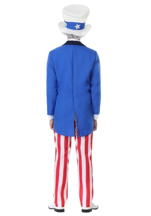 Men's Plus Size Patriotic Uncle Sam Costume - US 5340