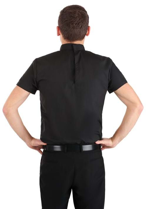 Priest Black Costume Shirt for Men - US 4837
