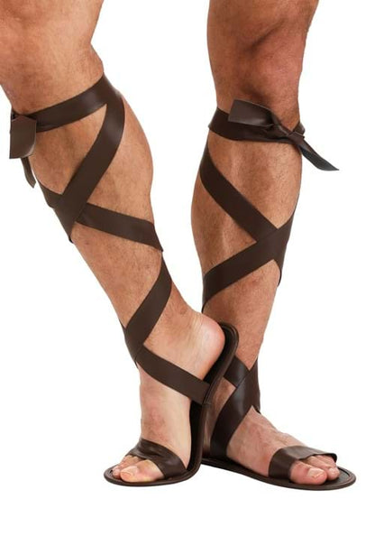 Ancient Roman Brown Sandals for Men - US 1334