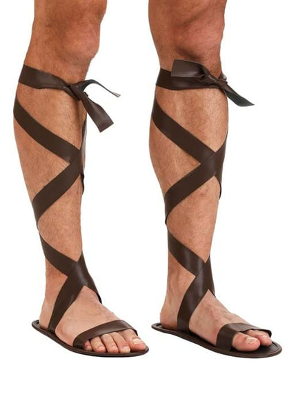 Ancient Roman Brown Sandals for Men - US 1334