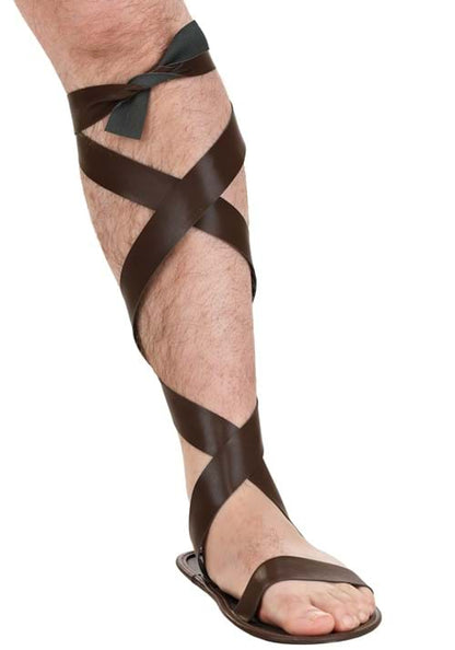 Ancient Roman Brown Sandals for Men - US 1334