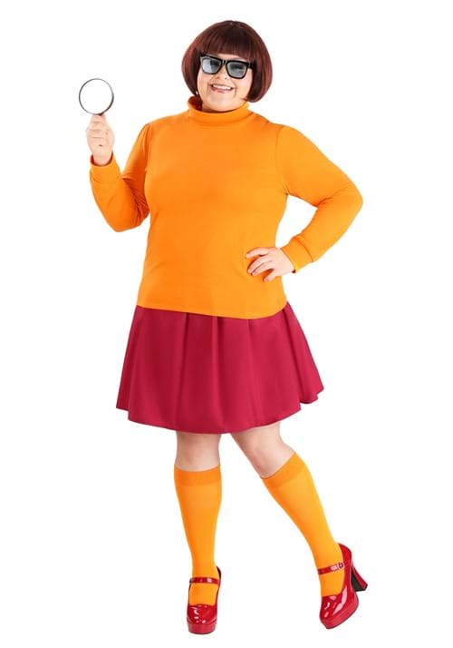 Plus Size Retro Scooby-Doo Velma Costume - US 0857