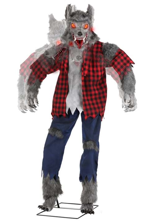 6FT Animated Ferocious Werewolf Halloween Decoration - US 9931