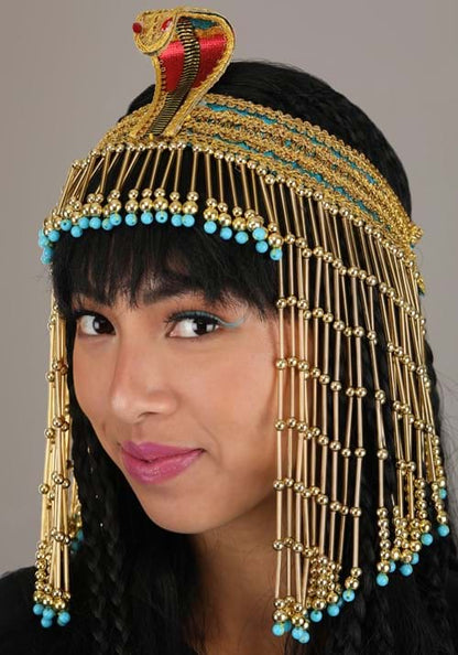 Cleopatra Beaded Snake Costume Head band - US 0161
