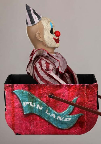 6FT Animated Evil Clown Ferris Wheel Decoration - US 6127