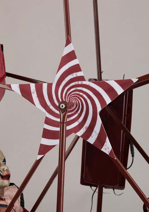 6FT Animated Evil Clown Ferris Wheel Decoration - US 6127