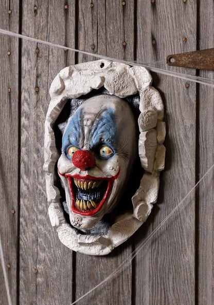 16-Inch Evil Clown Wall Prop Decoration - US 2930
