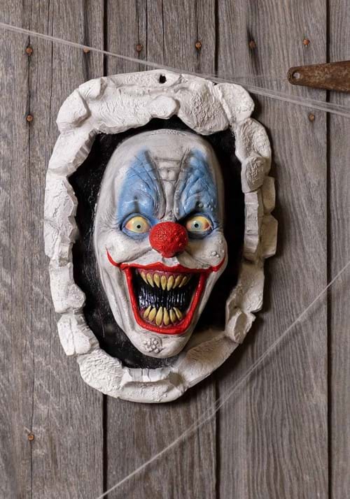 16-Inch Evil Clown Wall Prop Decoration - US 2930