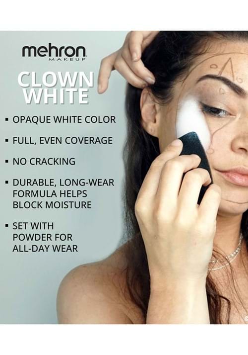 Clown White 2.25 Oz Premium Quality Makeup - US 4006