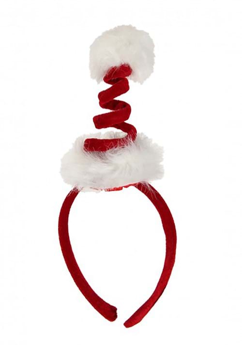 Cocktail Springy Santa Red Costume Headband - US 7801