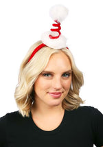 Cocktail Springy Santa Red Costume Headband - US 7801