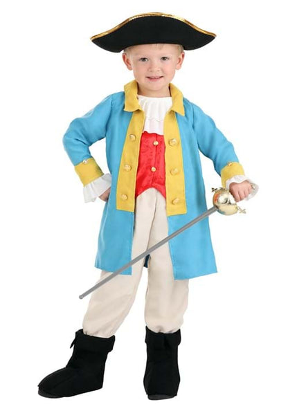 Colonial Captain Costume for Toddlers - US 0527
