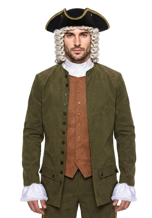 Colonial Tricorn Hat Costume Accessory Kit - US 0931