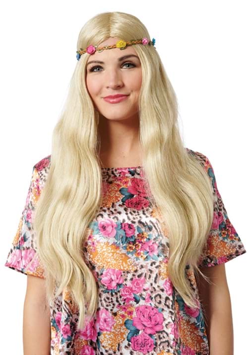 Cool Cat Blonde Costume Wig for Women - US 6529