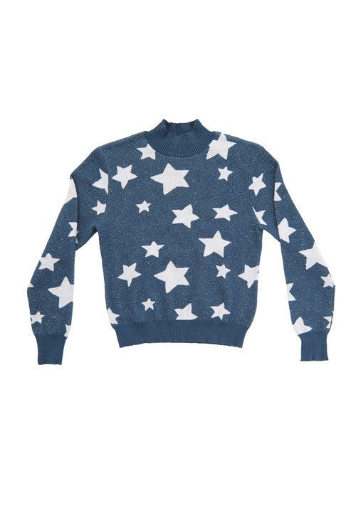 Adult Coraline Blue Star Sweater Costume - US 8932
