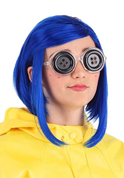 Button Eye Coraline Costume Glasses - US 9440