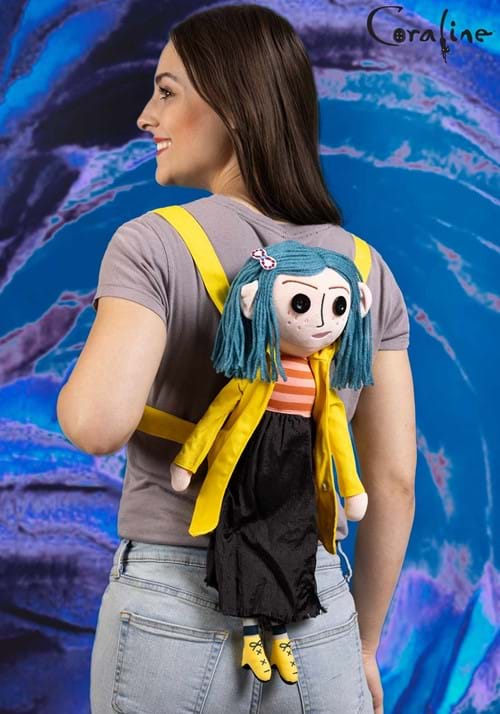 Plush Coraline Doll Backpack - US 3033