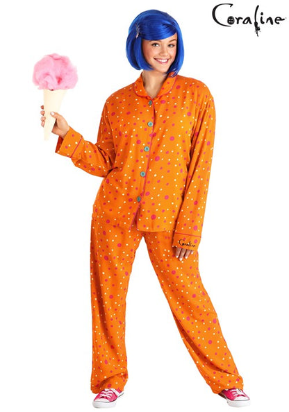 Coraline Pajamas Top & Bottom Set for Women - US 7860